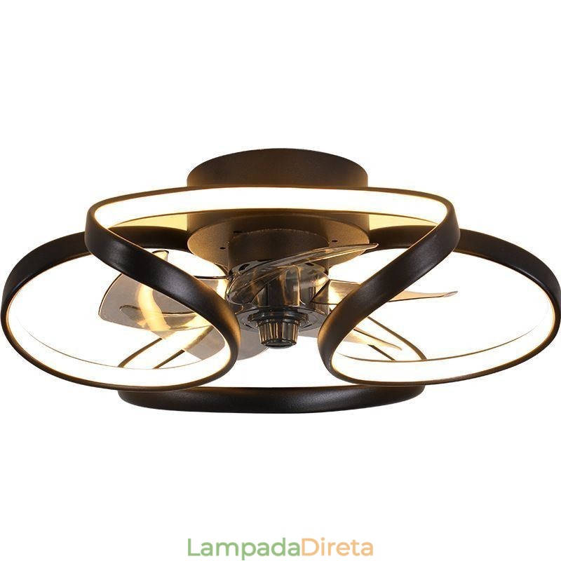 Ventilador de teto exclusivo e luz Ventilador de teto moderno com luzes