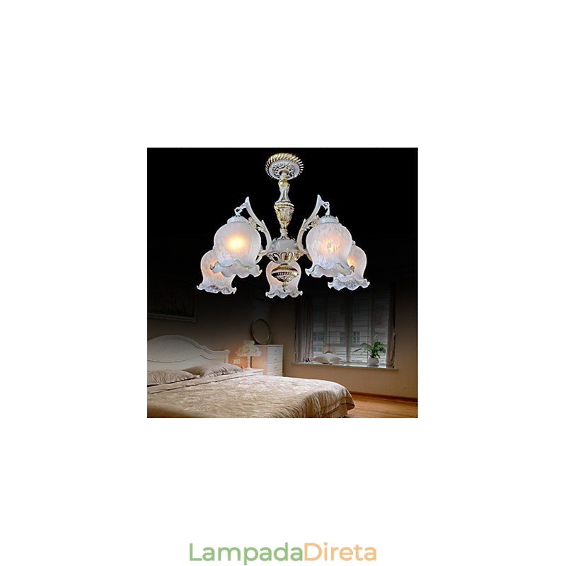 Lustre Tradicional Clássico Vintage Retro Metal