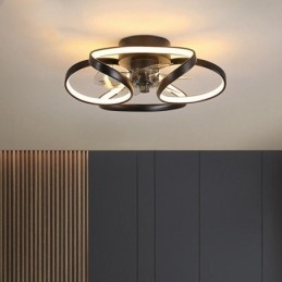 Ventilador de teto exclusivo e luz Ventilador de teto moderno com luzes