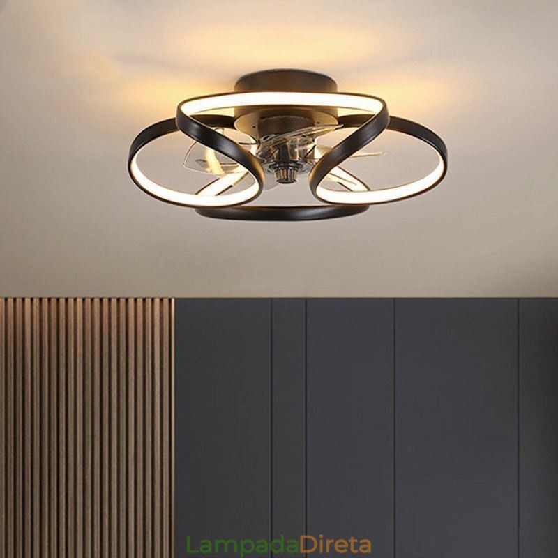 Ventilador de teto exclusivo e luz Ventilador de teto moderno com luzes