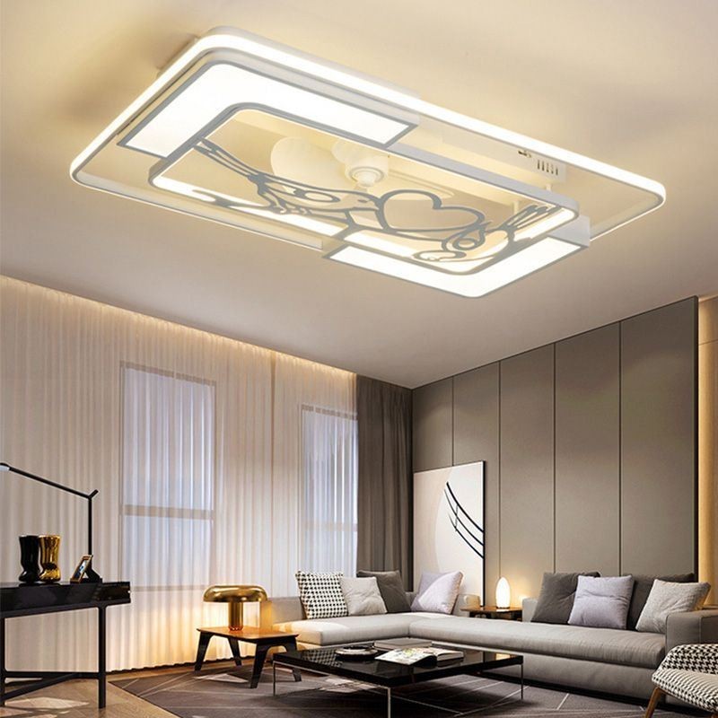 Luminárias de teto retangulares modernas