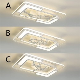 Luminárias de teto retangulares modernas