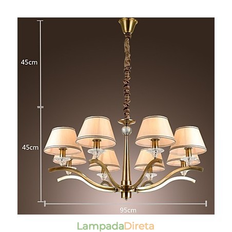 Lustre moderno contemporâneo tradicional clássico rústico chalé vintage country island latão metal lustre Lustre moderno contemporâneo tradicional clássico rústico chalé vintage country island latão metal lustre