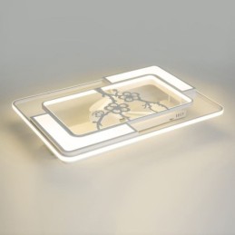 Luminárias de teto retangulares modernas