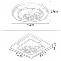 Ventiladores de teto estilo europeu com luz