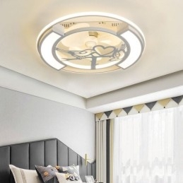Ventiladores de teto estilo europeu com luz