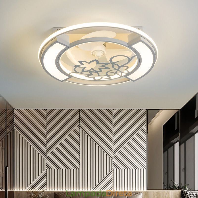 Ventiladores de teto estilo europeu com luz