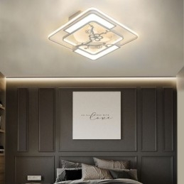 Ventiladores de teto estilo europeu com luz