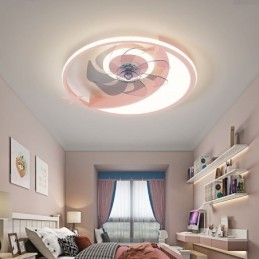 Ventilador de teto Moon Light Criatividade Luminária de teto