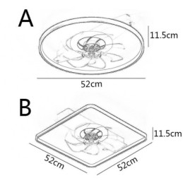 Ventilador de teto moderno com luzes controle remoto ventilador lâmpada