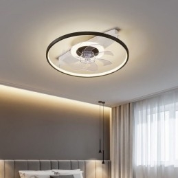 Ventilador de teto moderno com luzes controle remoto ventilador lâmpada