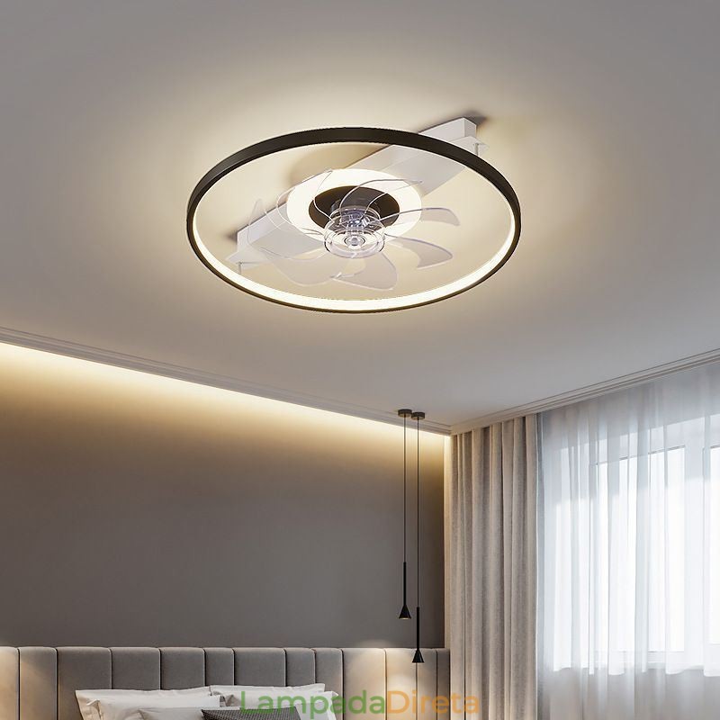 Ventilador de teto moderno com luzes controle remoto ventilador lâmpada