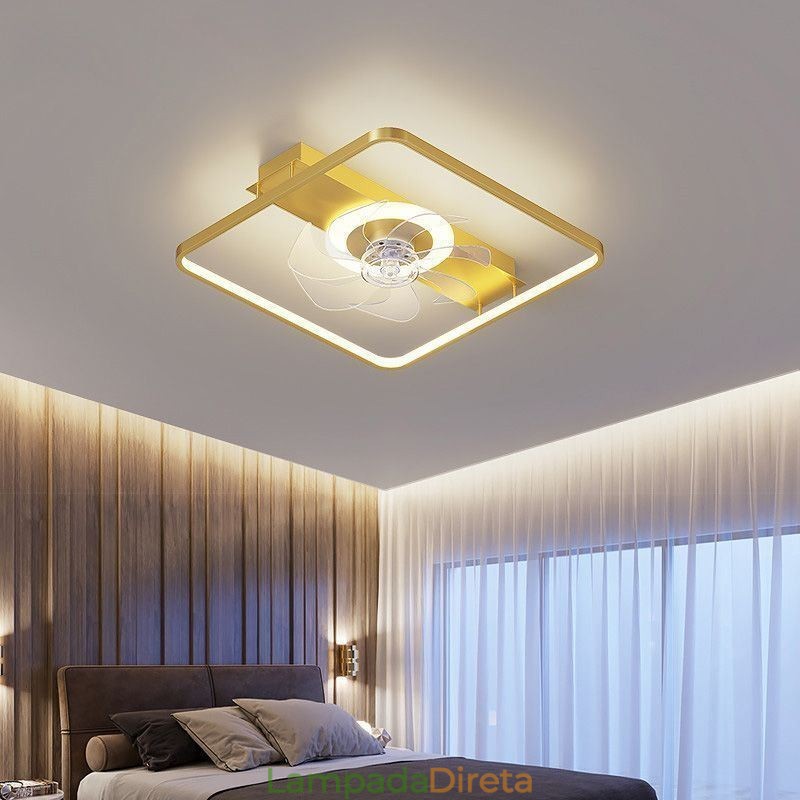 Ventilador de teto moderno com luzes controle remoto ventilador lâmpada