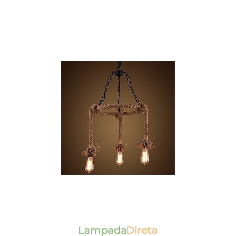 Lustre Americano de Cânhamo Country