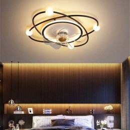 Ventiladores de teto modernos Iluminação interna Jantar