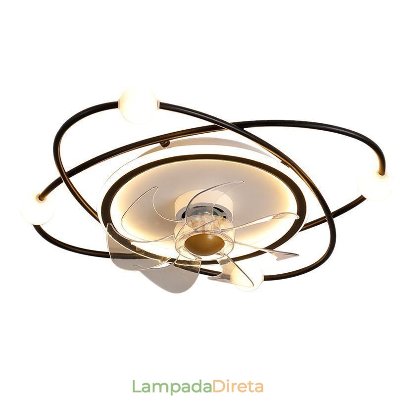 Ventiladores de teto modernos Iluminação interna Jantar