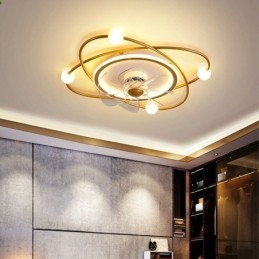 Ventiladores de teto modernos Iluminação interna Jantar