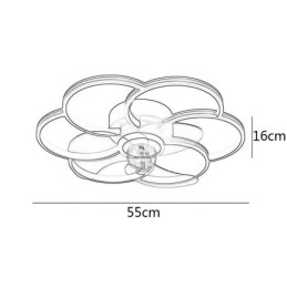 Ventiladores de Teto Com Luzes Lustre Ventilateur