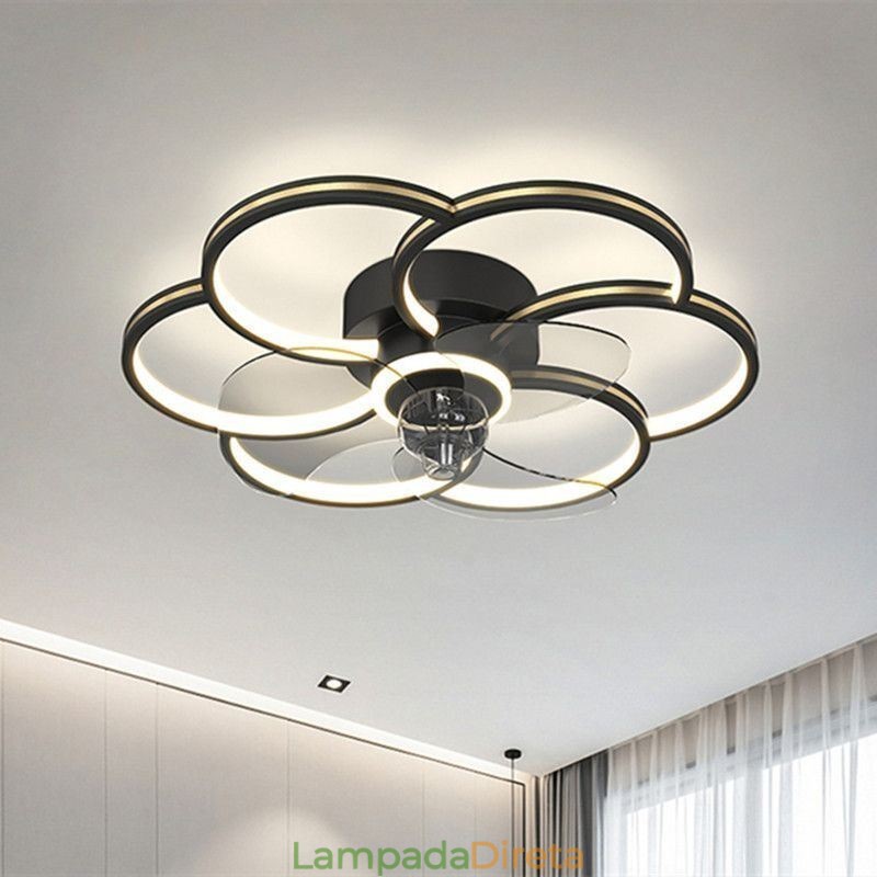 Ventiladores de Teto Com Luzes Lustre Ventilateur