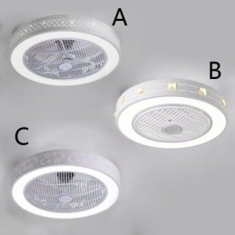 Ventilador de teto ultrafino com luz invisível Ventilador de teto com luz