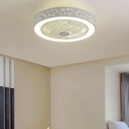 Ventilador de teto ultrafino com luz invisível Ventilador de teto com luz
