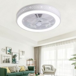 Ventilador de teto ultrafino com luz invisível Ventilador de teto com luz