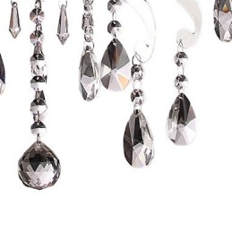 Lustre de Cristal com 3 Luzes em Metal