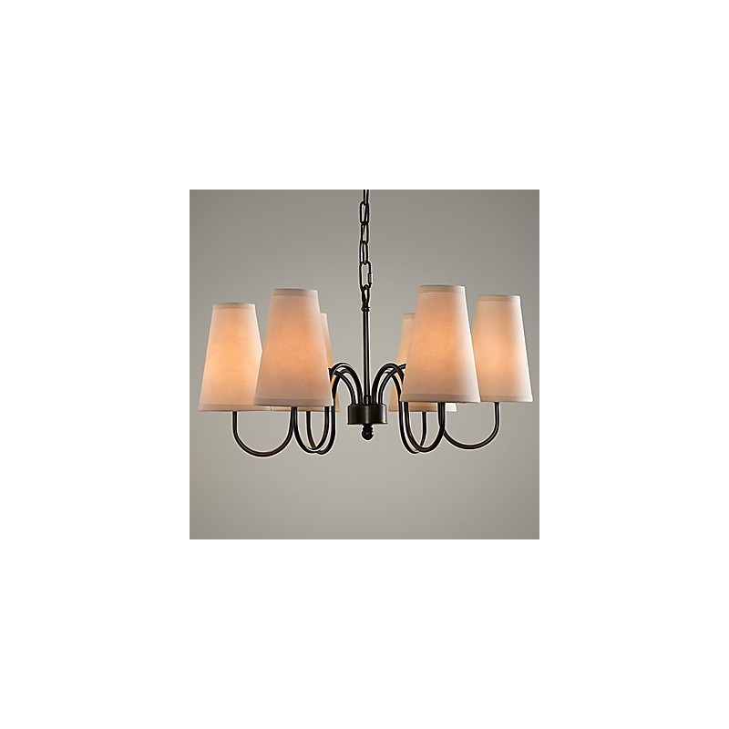 Lustre tradicional clássico galvanizado