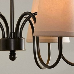 Lustre tradicional clássico galvanizado