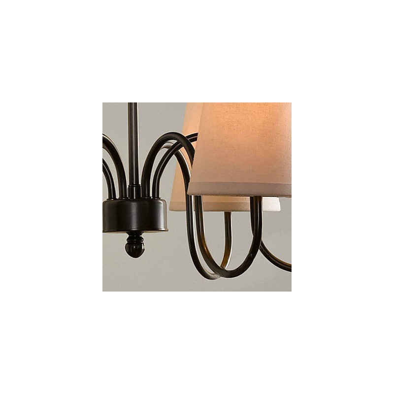 Lustre tradicional clássico galvanizado