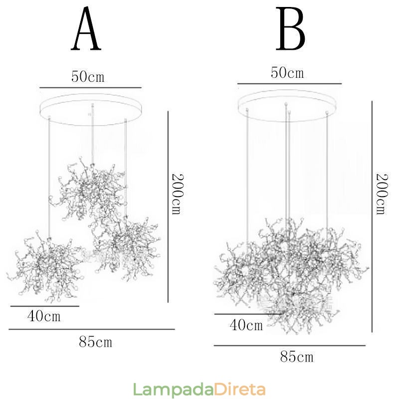 Lustre de lantejoulas em aço inoxidável, iluminação pendente para jantar