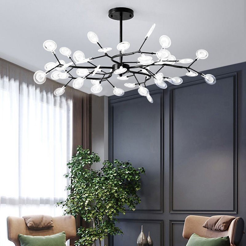 Lustre Branches Estilo Nórdico Luminária Pendente