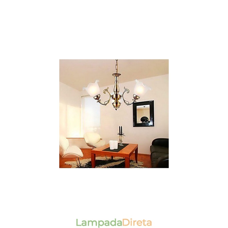 3 Cabeças de iluminação de estilo europeu