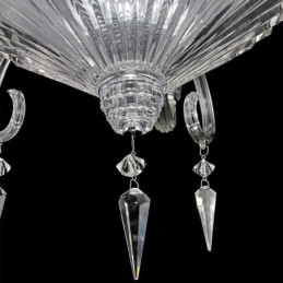 Lustre de cristal europeu decoração luz de teto com 18 luzes