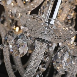 Lustre de cristal europeu, luminária de teto com 53 luzes
