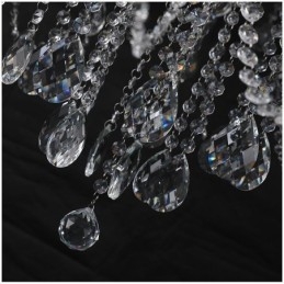 Lustre de cristal europeu, luminária de teto com 53 luzes