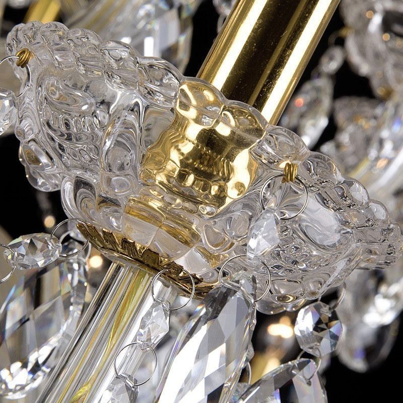 Lustre de cristal de luxo decoração luz de teto com 32 luzes