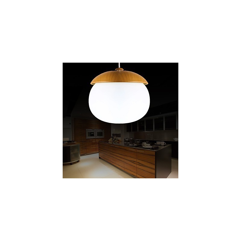 Lustre moderno e contemporâneo estilo mini madeira bambu