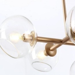 Luminária pendente contemporânea Magic Bean Simples 8 luzes