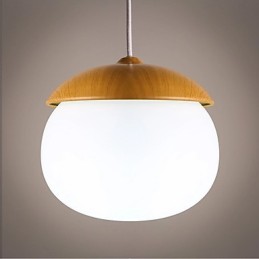 Lustre moderno e contemporâneo estilo mini madeira bambu