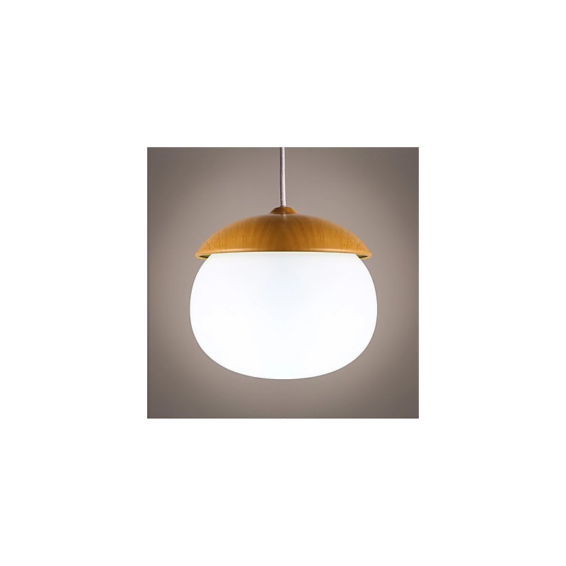 Lustre moderno e contemporâneo estilo mini madeira bambu