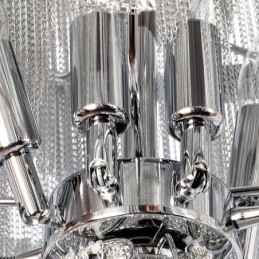 Luminária pendente moderna e elegante com borla