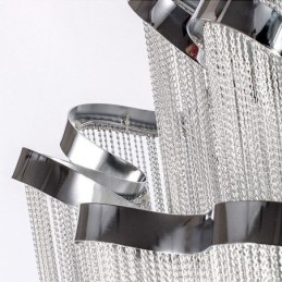 Luminária pendente moderna e elegante com borla