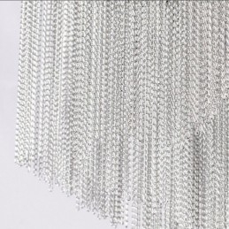 Luminária pendente moderna e elegante com borla