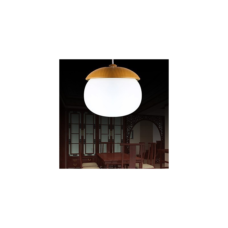 Lustre moderno e contemporâneo estilo mini madeira bambu