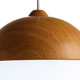 Lustre moderno e contemporâneo estilo mini madeira bambu