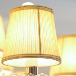 Lustre de cristal moderno europeu transparente luz pendente