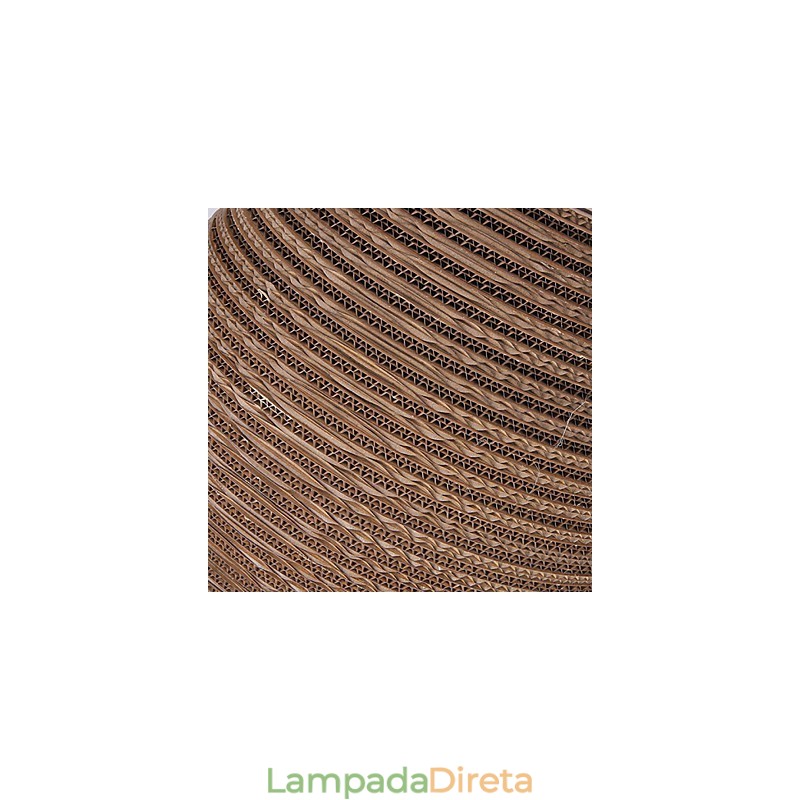 Luminária Pendente 1 Luz Moderna Material Tecido