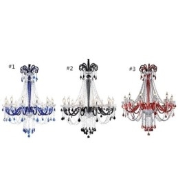 Lustre de cristal europeu elegante luz pendente