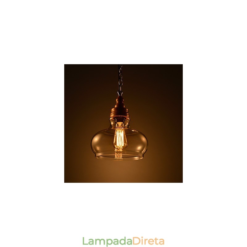 Luminárias pendentes 1 luz moderna simples artística